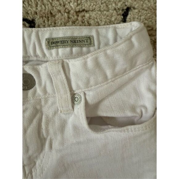 Ralph Lauren Girls size 5 “The Bowery” white Skinny Jeans - Picture 2 of 5